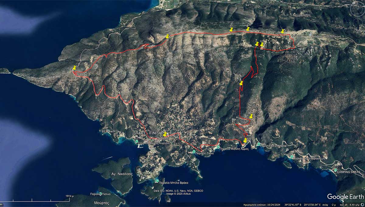 Sivota Full Moon MTB Map